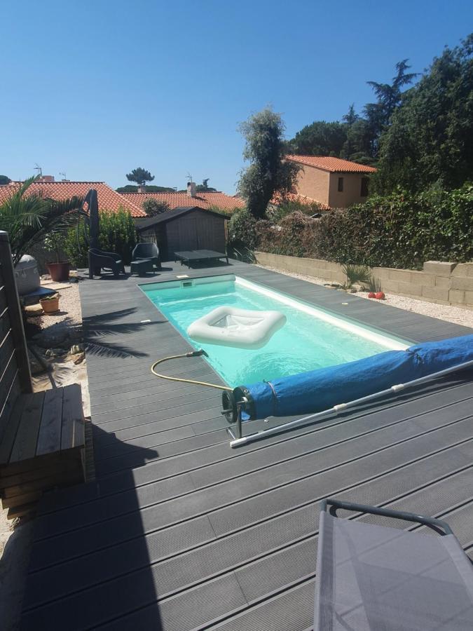 T2 Jusqu'A 4 Personnes En Rez-De-Jardin De Maison, Avec Piscine, Draps Et Serviettes De Toilette Fournis Apartment Argeles-sur-Mer Ngoại thất bức ảnh