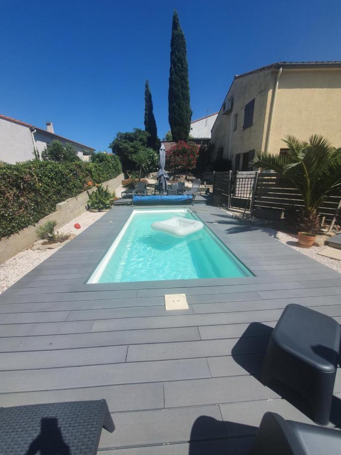 T2 Jusqu'A 4 Personnes En Rez-De-Jardin De Maison, Avec Piscine, Draps Et Serviettes De Toilette Fournis Apartment Argeles-sur-Mer Ngoại thất bức ảnh